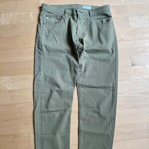 AG jeans mens olive green "telis" modern slim fitted sz 34
